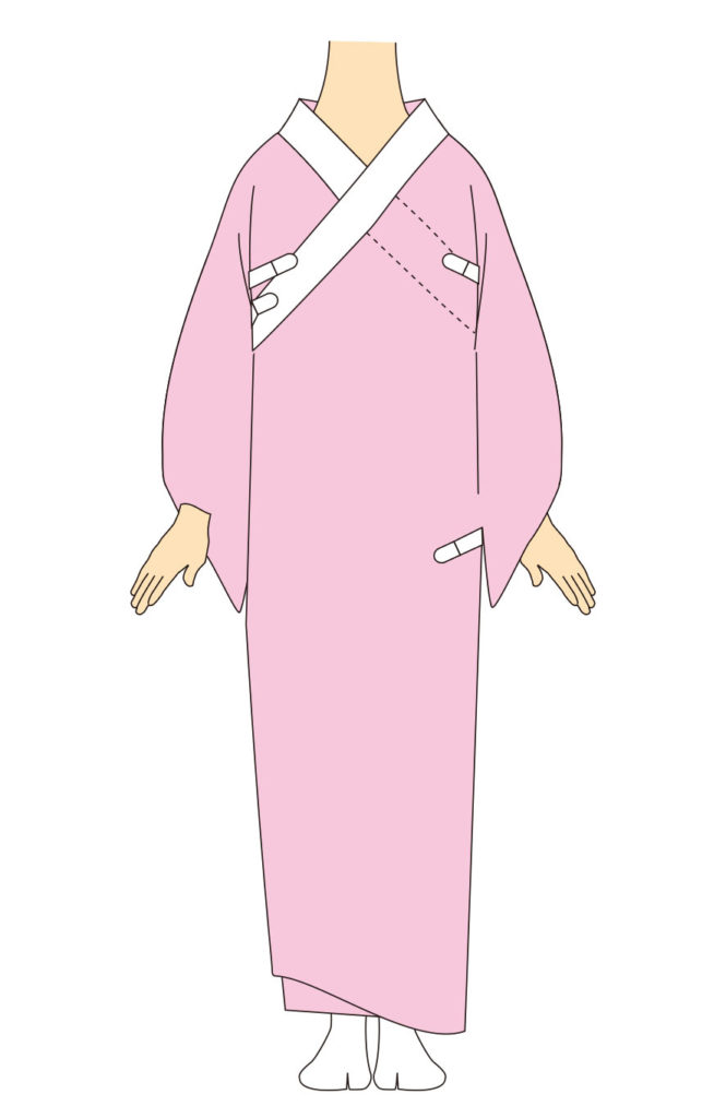長襦袢の着方 | きの和装学苑 - きもの着付け・帯結びのことなら